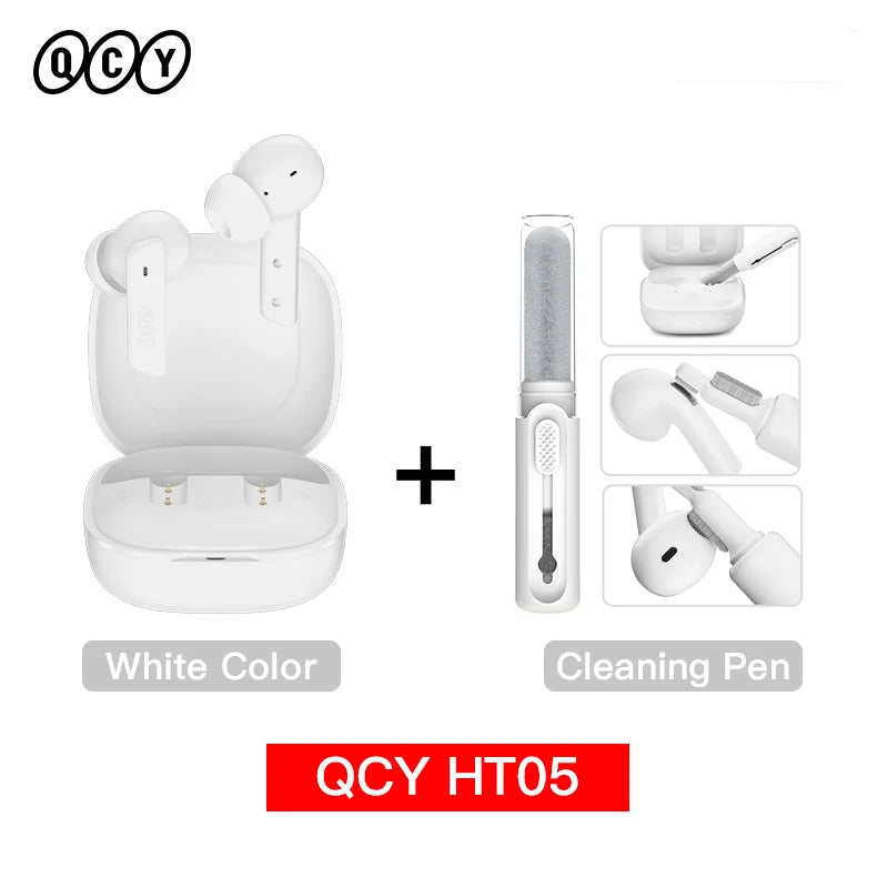 QCY HT05 ANC Wireless Earbuds With Active Noise Cancellation