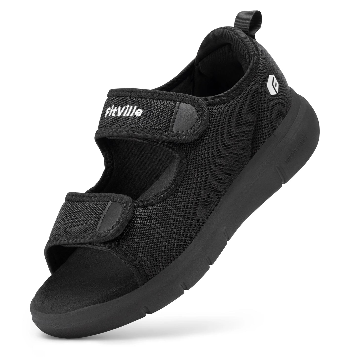 Fitville Wide Fit Men's Sandals For Plantar Fasciitis Relief
