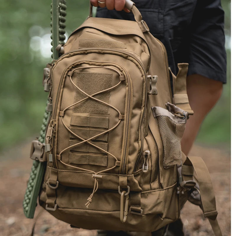 LQARMY Durable Tactical Backpack For Outdoor Hiking And Travel