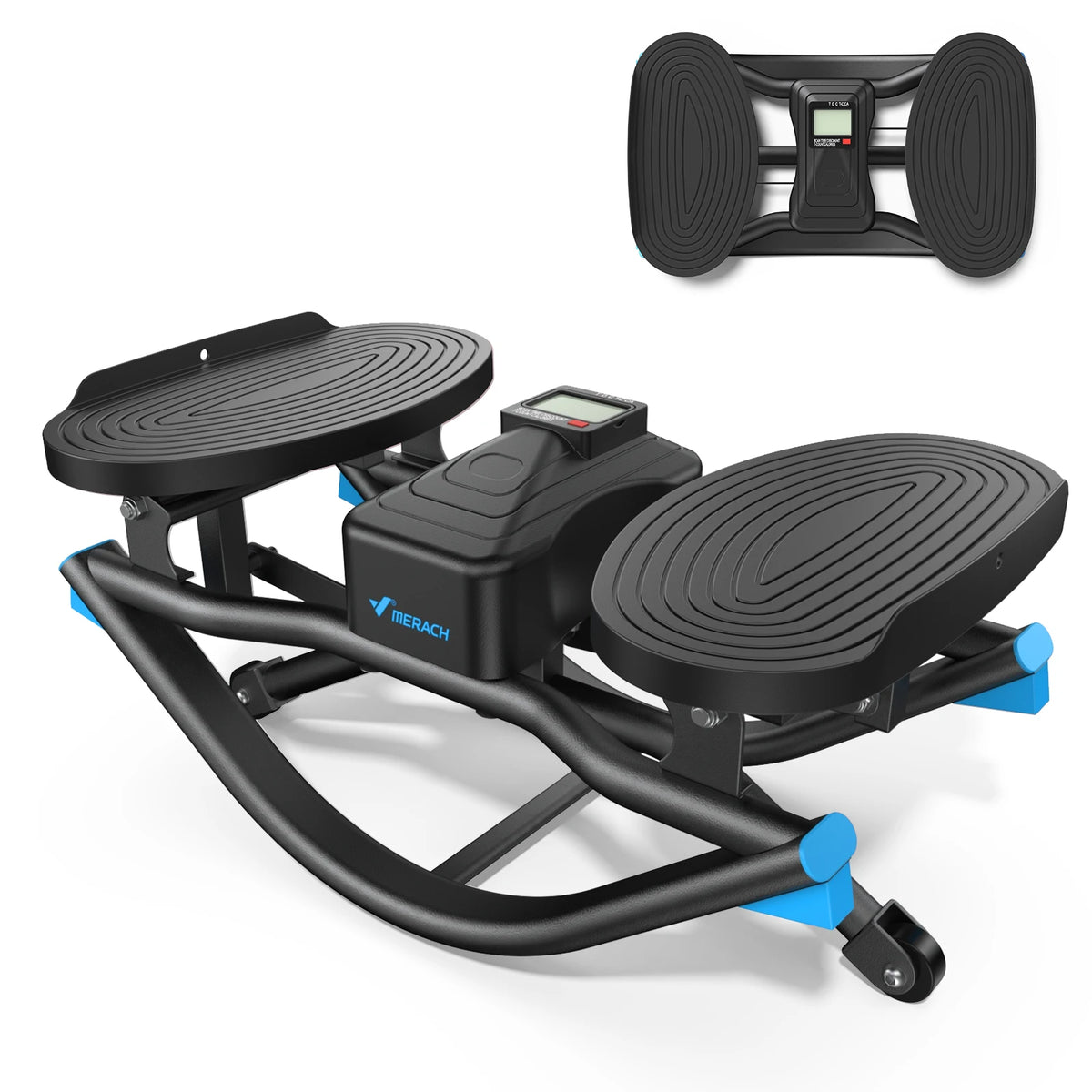 MERACH Rocking Stepper With Ab Twist Board Home Workout Machine
