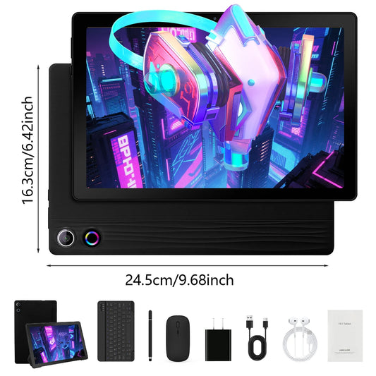 Aeezo Android 14 Tablet With Stylus Keyboard Protective Case