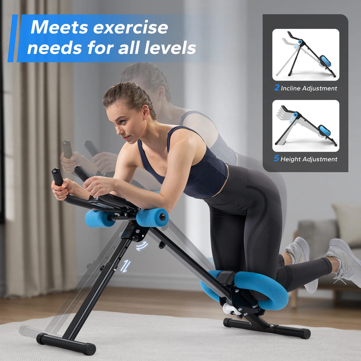 Merach Adjustable Abdominal Exercise Machine For Core Strength Training