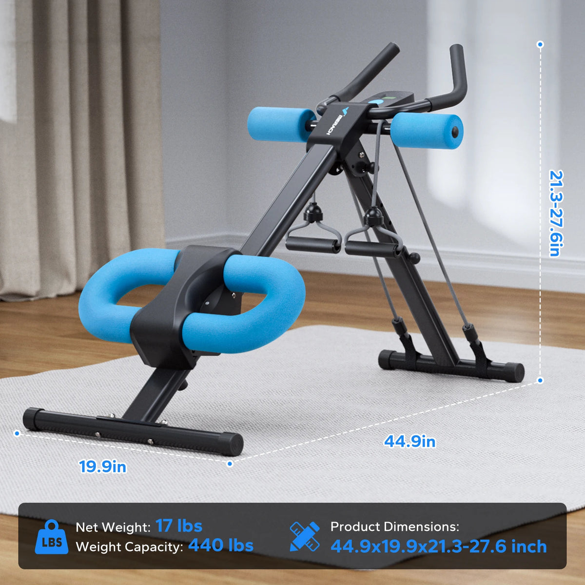 Merach Adjustable Abdominal Exercise Machine For Core Strength Training