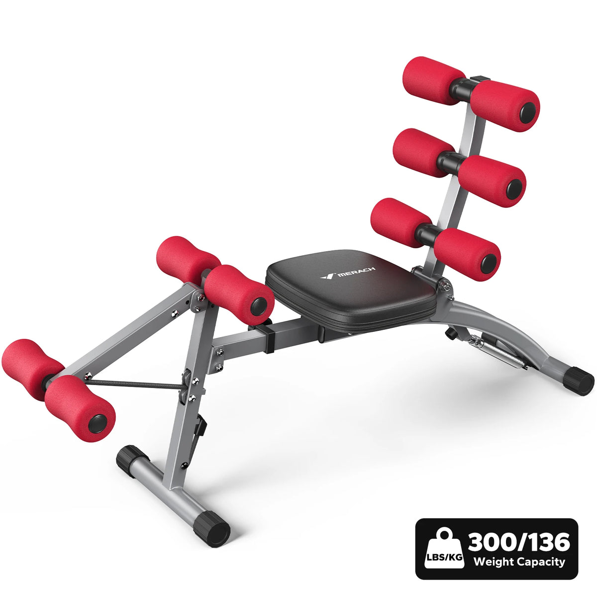 Merach Adjustable Ab Machine Workout Bench Home Gym Fitness