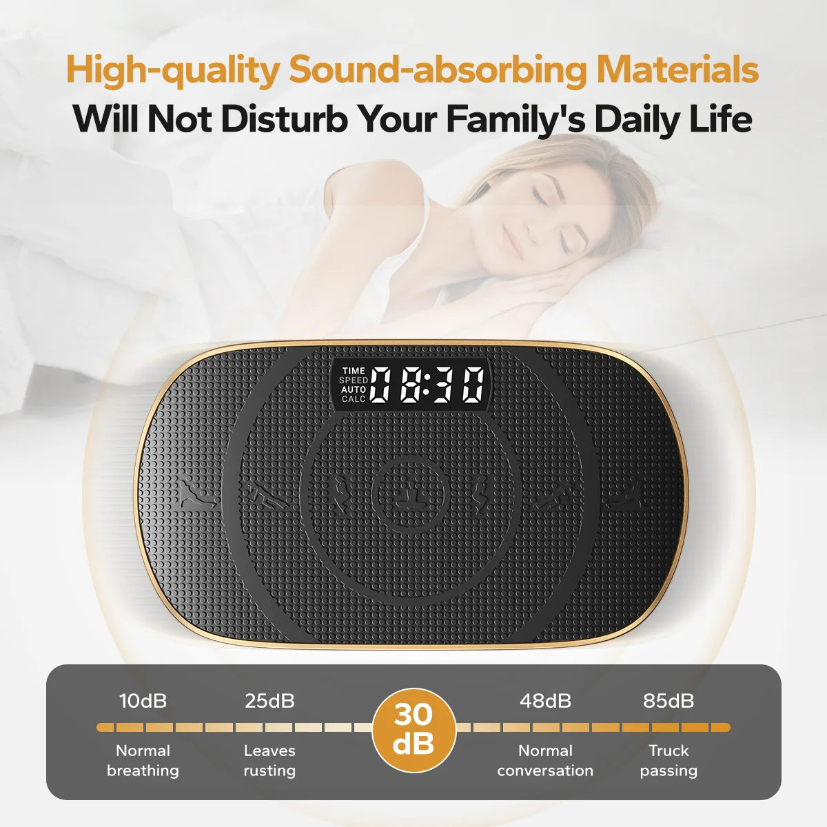 Merach Digital Vibration Plate Exercise Machine For Fitness Workouts