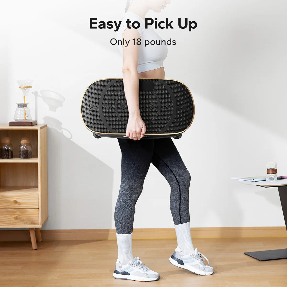 Merach Digital Vibration Plate Exercise Machine For Fitness Workouts