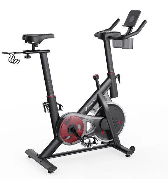 Merach Magnetic Stationary Cycling Exercise Bike With Bluetooth App Support