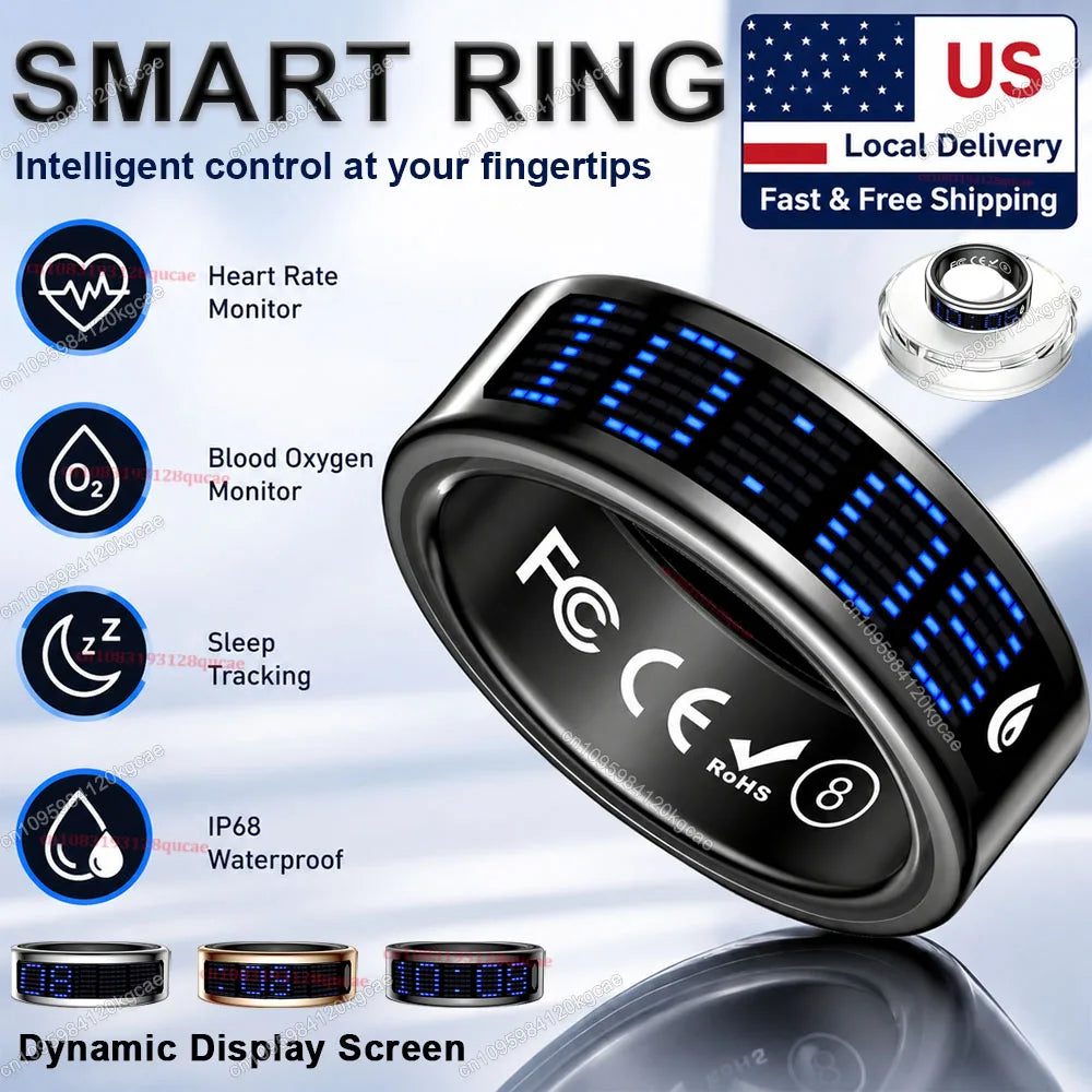 Ola Esporte Smart Ring With Tasbeeh Counter And Health Tracking