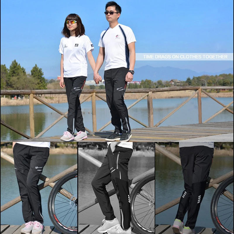 ROCKBROS Breathable Cycling Pants For Men And Women With Reflective Details