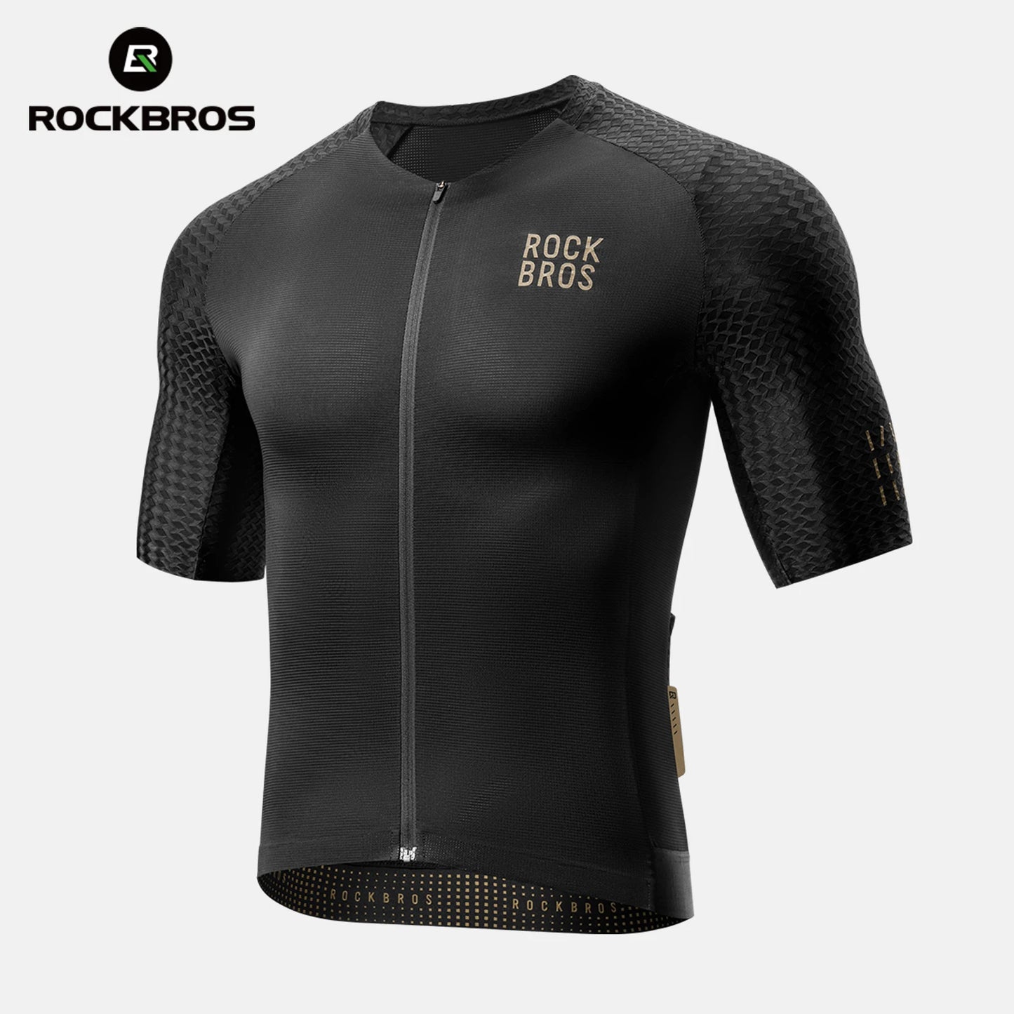 Rockbros Mens Lightweight Quick Dry Breathable Cycling Jersey Top