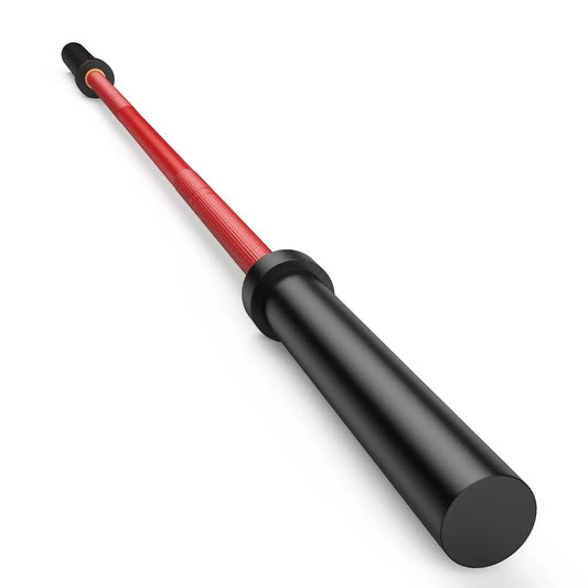 HiMISS Straight Barbell For Strength Training Chrome Finish