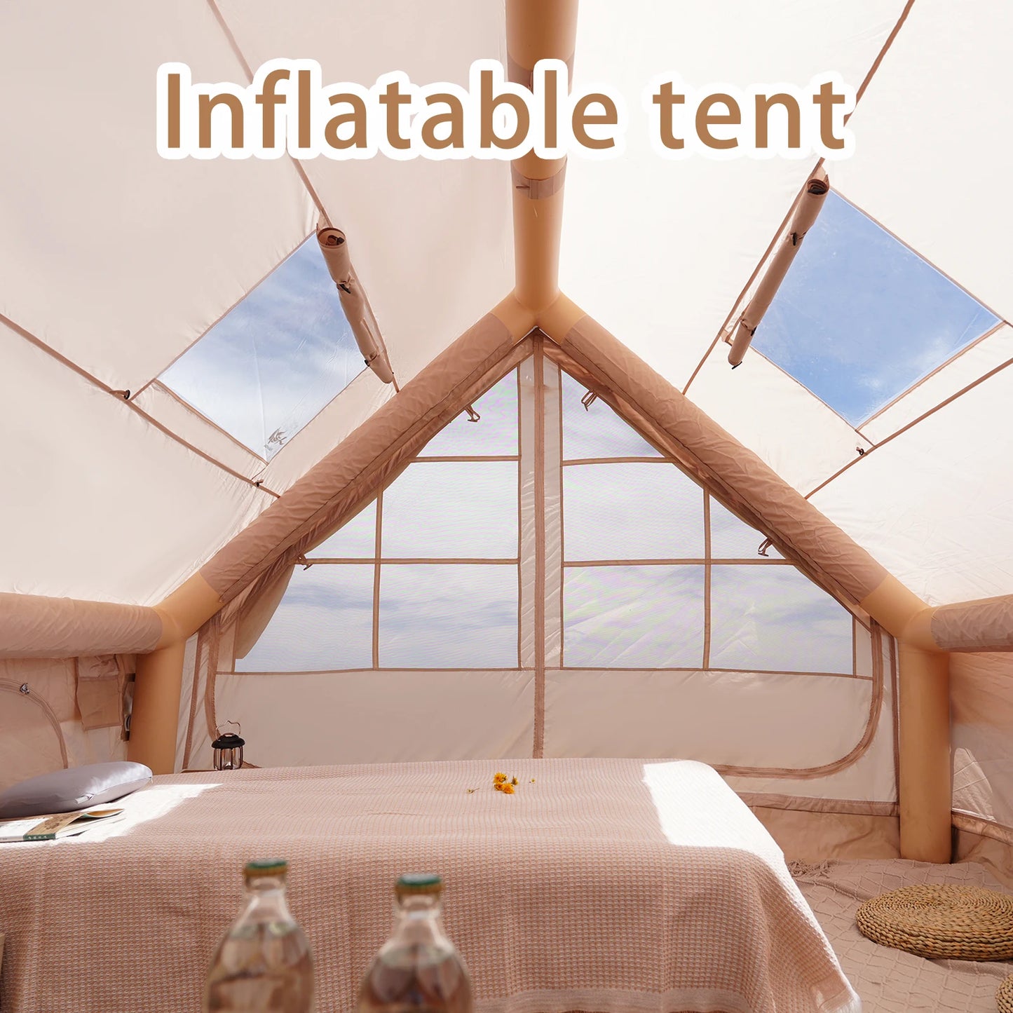 Pakicetus Inflatable Camping Tent With Quick Setup Waterproof Design