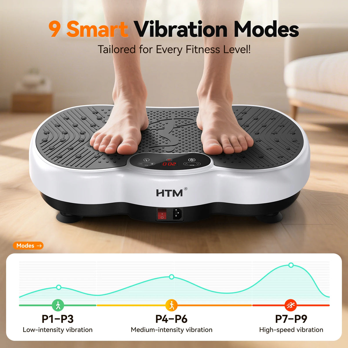 HTM Whole Body Vibration Fitness Massage Exercise Machine