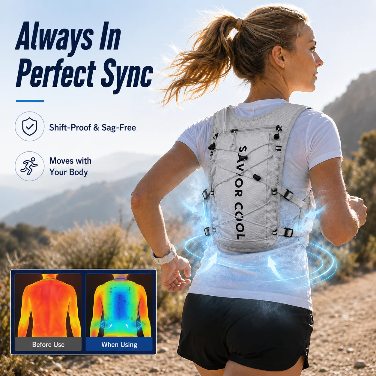Advanced Tactical Cooling Vest With Constant Temperature Control Technology