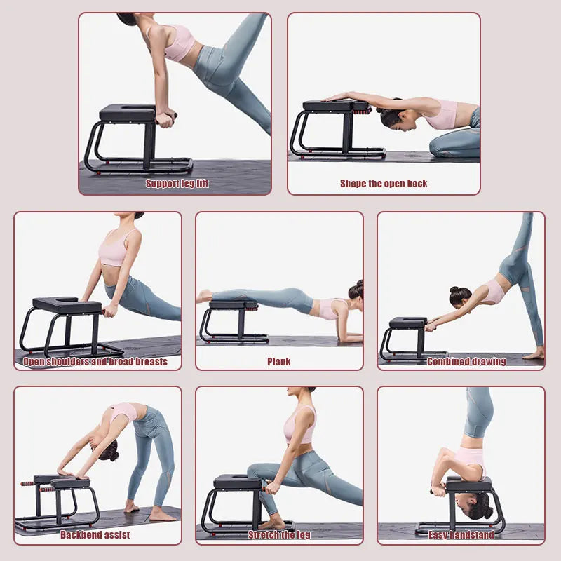 KBQ Multifunctional Inverted Yoga Stool For Balance Training