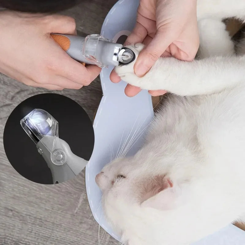 Pet Nail Clippers With LED Light for Cats and Dogs