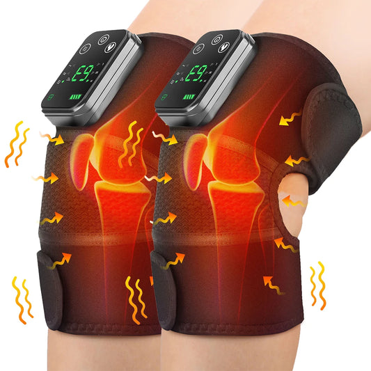 Hailicare Rechargeable Knee Massager With 3 Gear Vibration And Heating