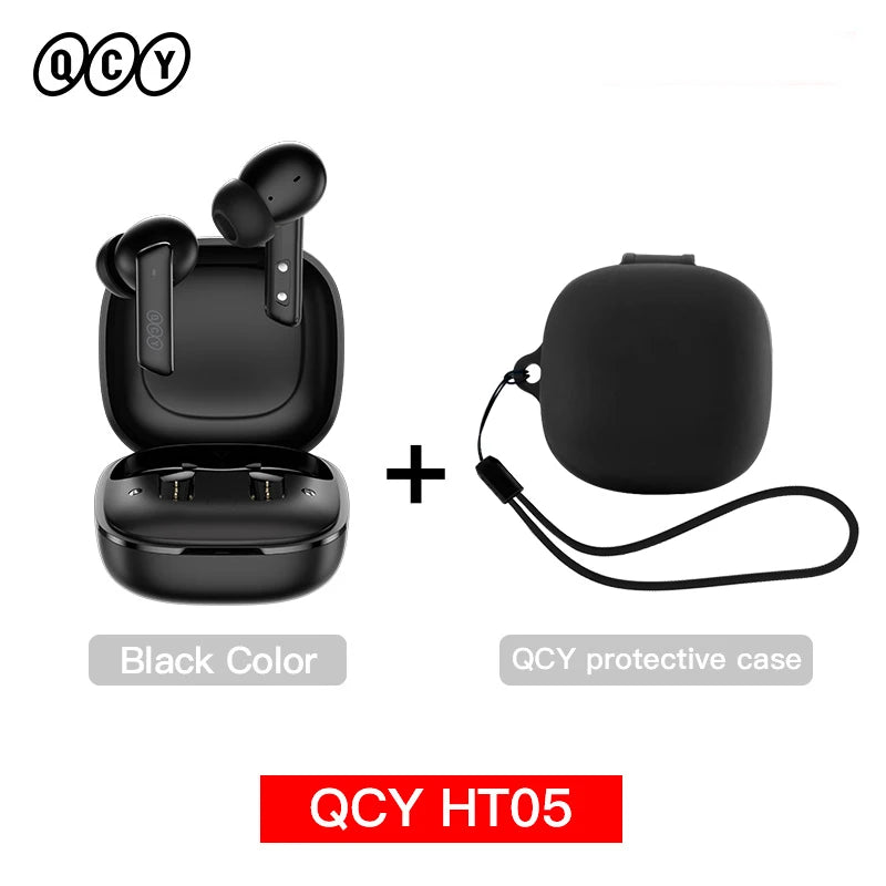 QCY HT05 ANC Wireless Earbuds With Active Noise Cancellation