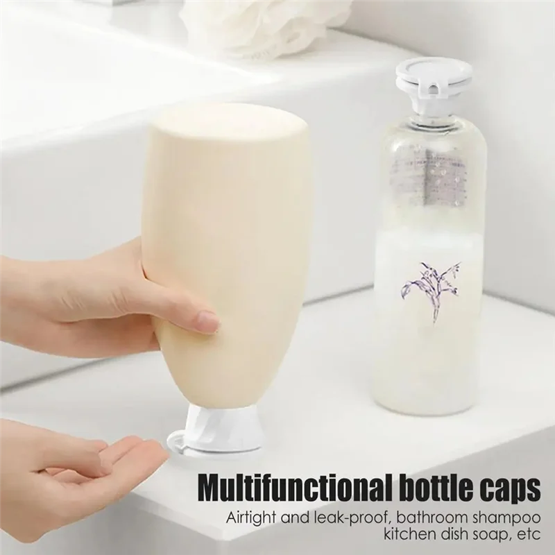 Leakproof Inverted Bottle Caps For Shampoo And Spice Containers