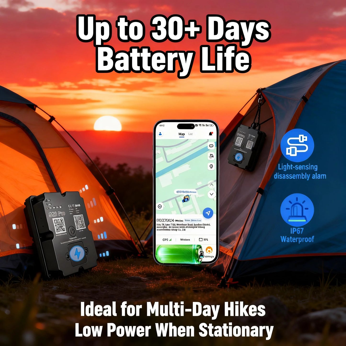 Wanwaytech 4G GPS Tracker For Real Time Outdoor Adventures