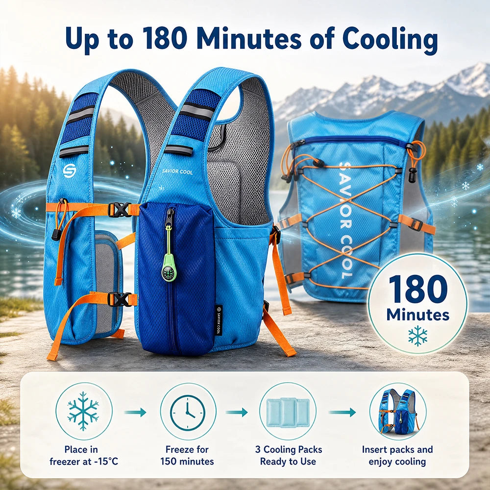 Advanced Tactical Cooling Vest With Constant Temperature Control Technology