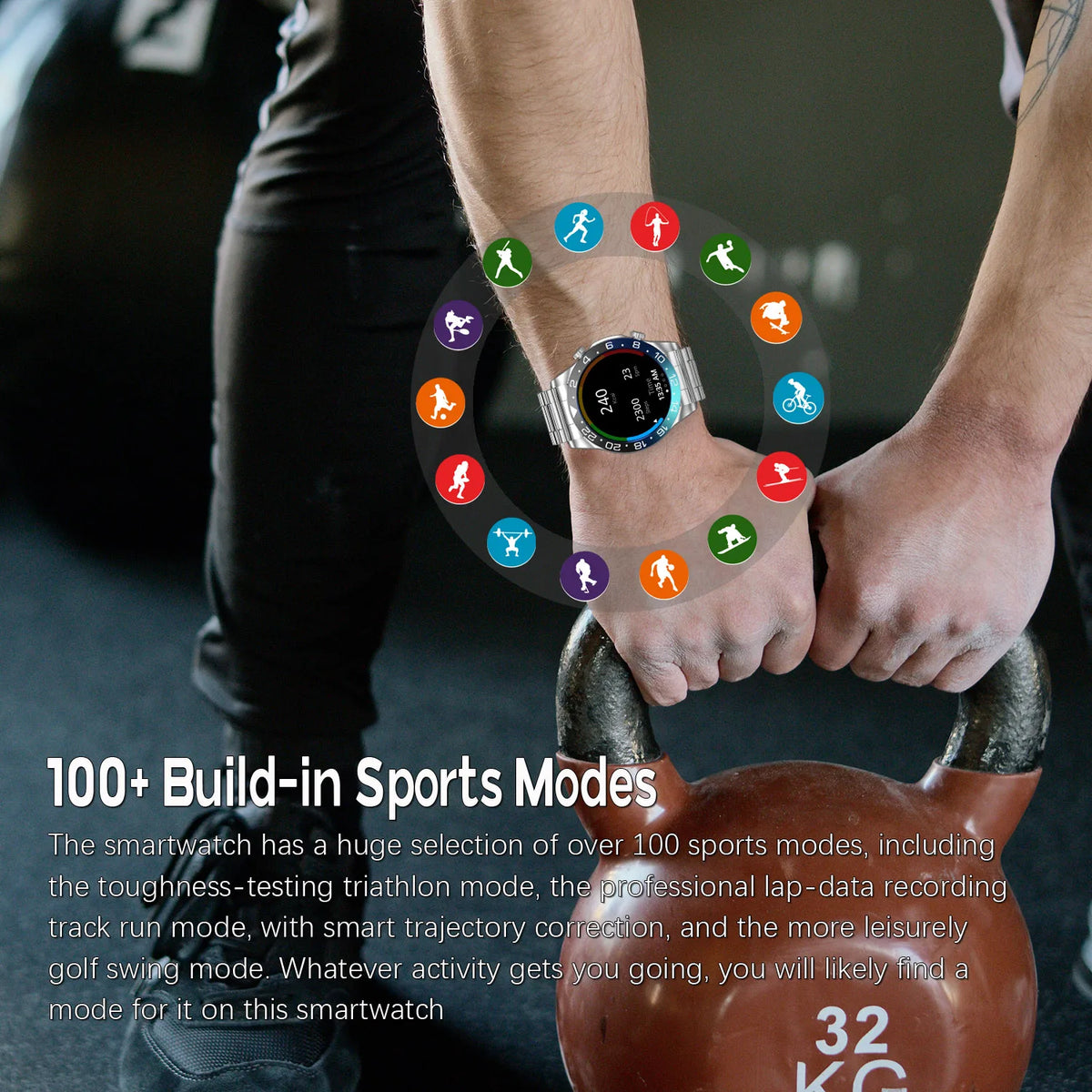 Mens Smartwatch Bluetooth Calling Fitness Tracker With Heart Rate Monitor