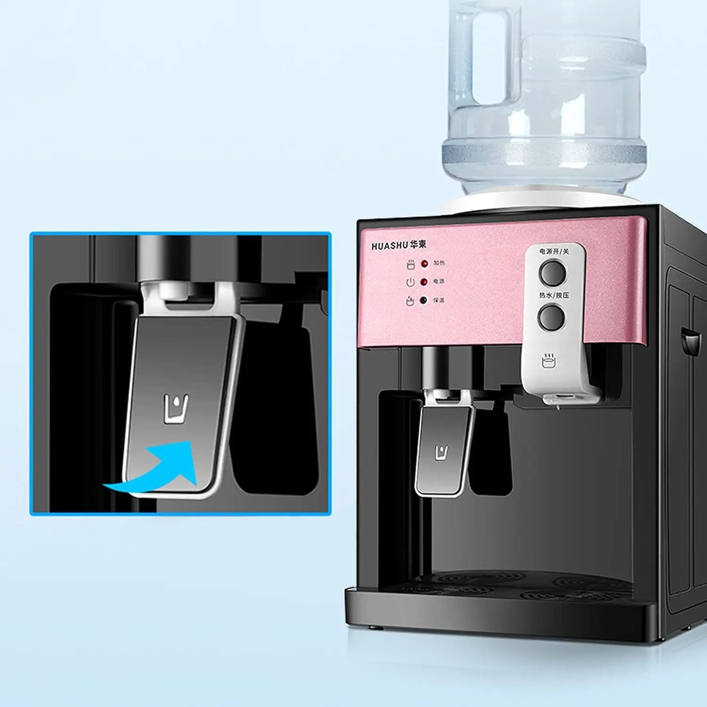 Top Loading Hot And Cold Water Dispenser With Drip Tray