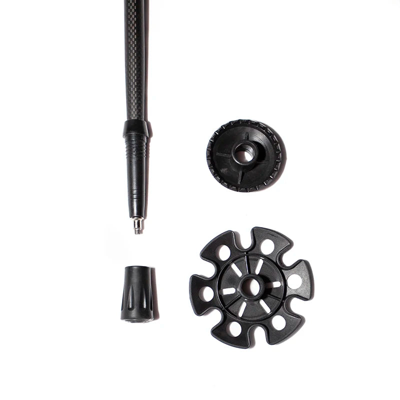 OKHEALING Ultralight Carbon Fiber Trekking Poles For Outdoor Hiking