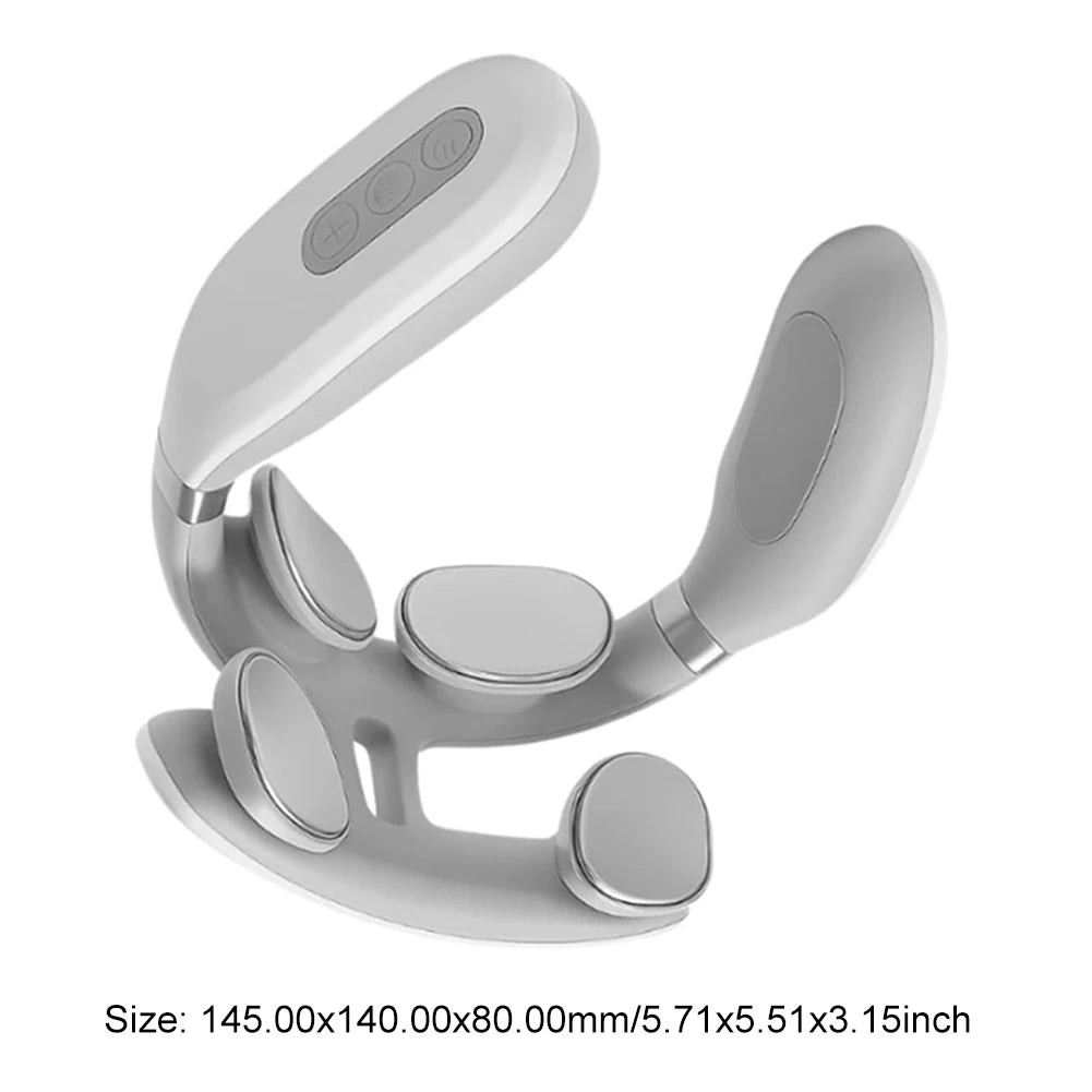 Portable 4 Head Vibration Back Massager for Effective Muscle Relaxation