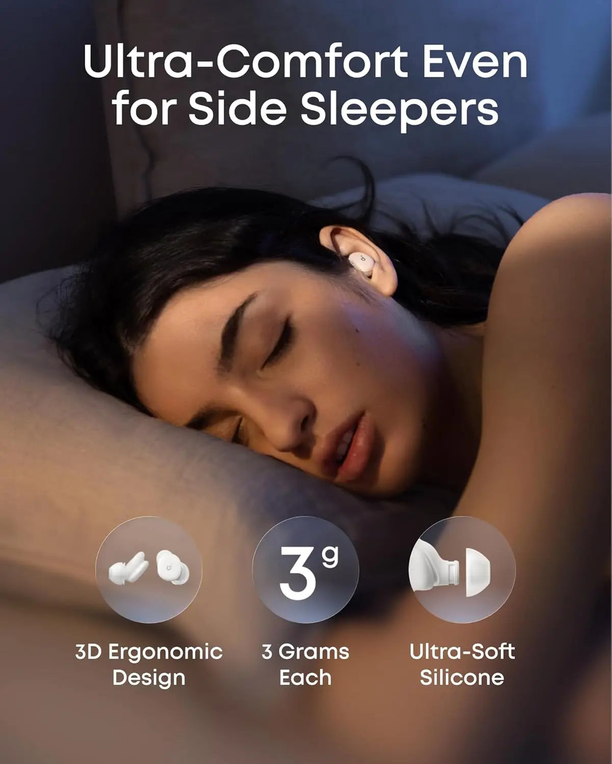 Soundcore Sleep A30 By Anker Wireless Noise Cancelling Earbuds