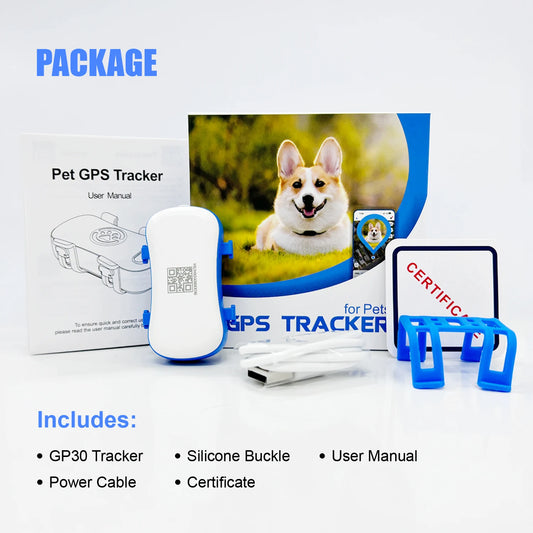 Wanwaytech GPS Pet Tracker For Dogs And Cats Rechargeable