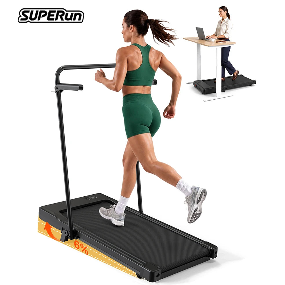 Superun Folding Incline Treadmill For Quiet Home Workouts