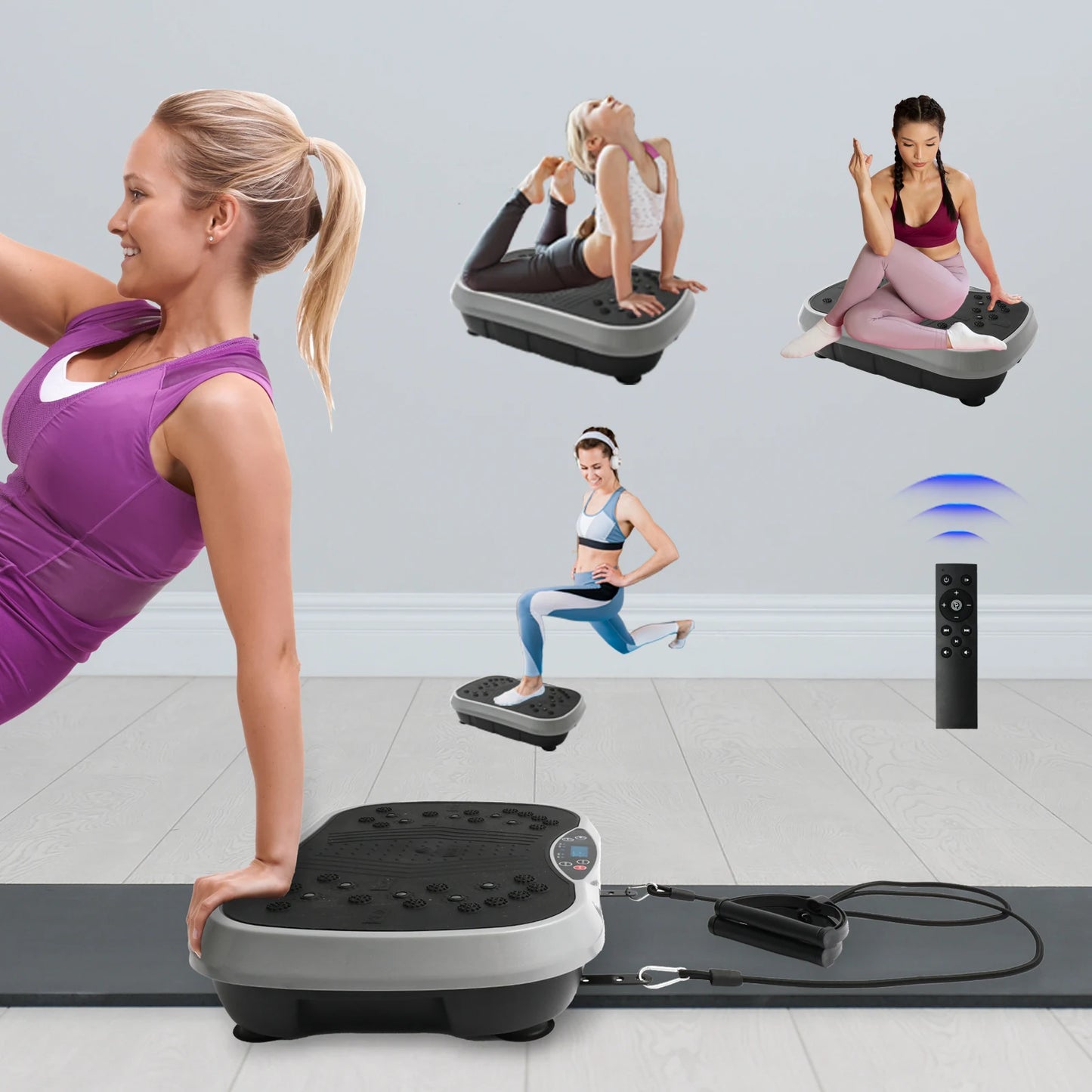 Full Body Vibration Plate Exercise Machine For Home Training