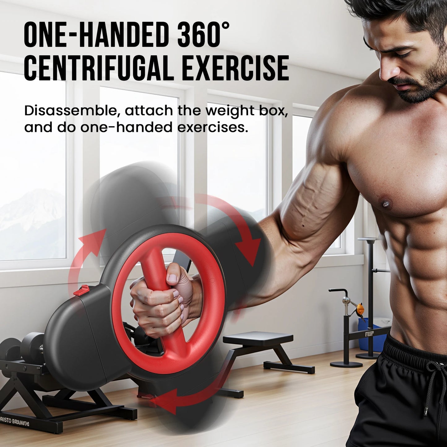 Akluer Rotator Arm Exerciser For Forearm Strength Training At Home