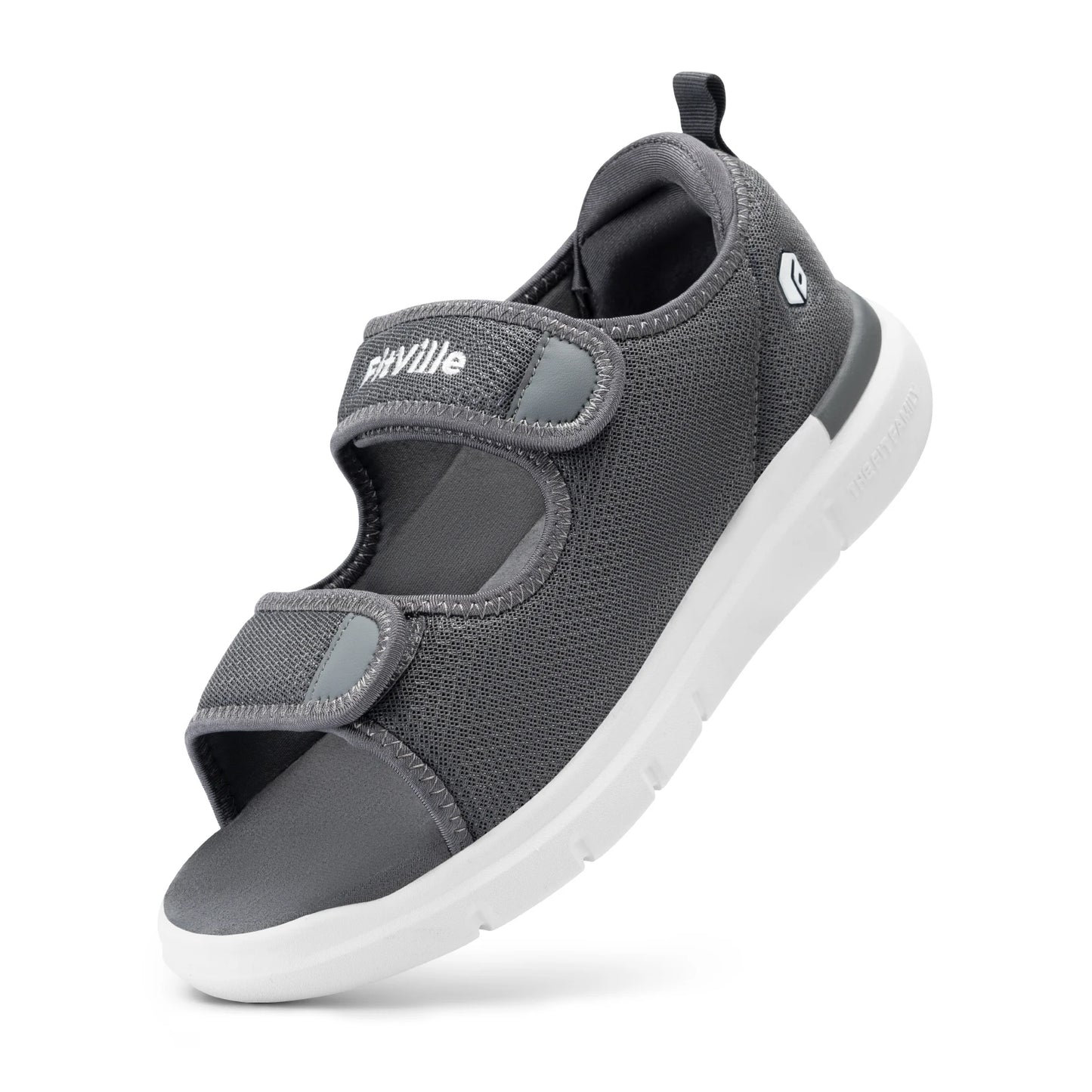 Fitville Wide Fit Men's Sandals For Plantar Fasciitis Relief