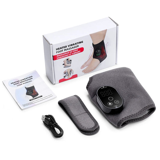 Hailicare Rechargeable Electric Foot Ankle Massager With Heating