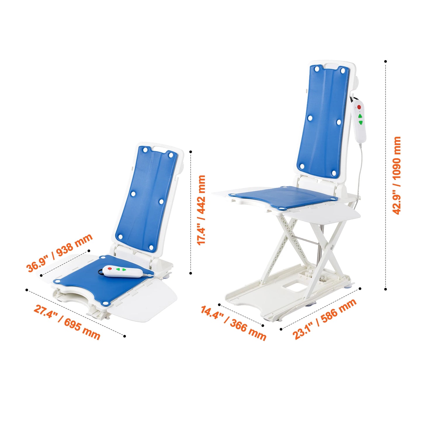 Height Adjustable Electric Patient Lift Chair For Seniors