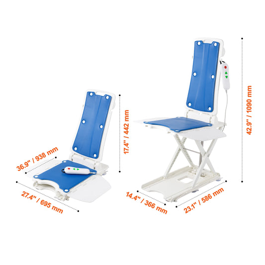Height Adjustable Electric Patient Lift Chair For Seniors