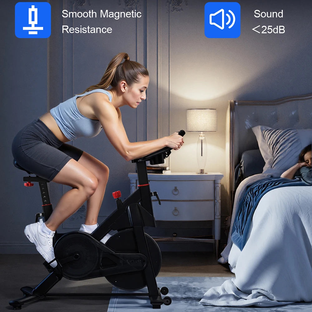 Superun 32 Level Magnetic Resistance Stationary Exercise Bike