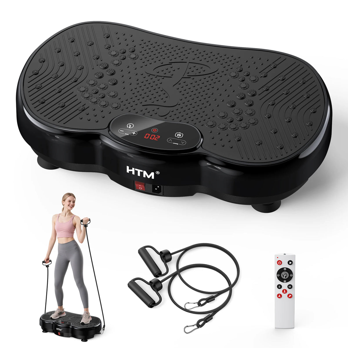 HTM Whole Body Vibration Fitness Massage Exercise Machine