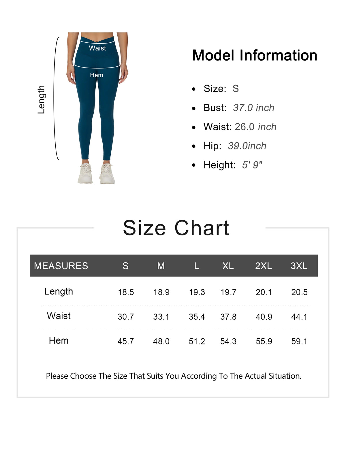 The Gym People Women Cross Waist Tummy Control Yoga Leggings