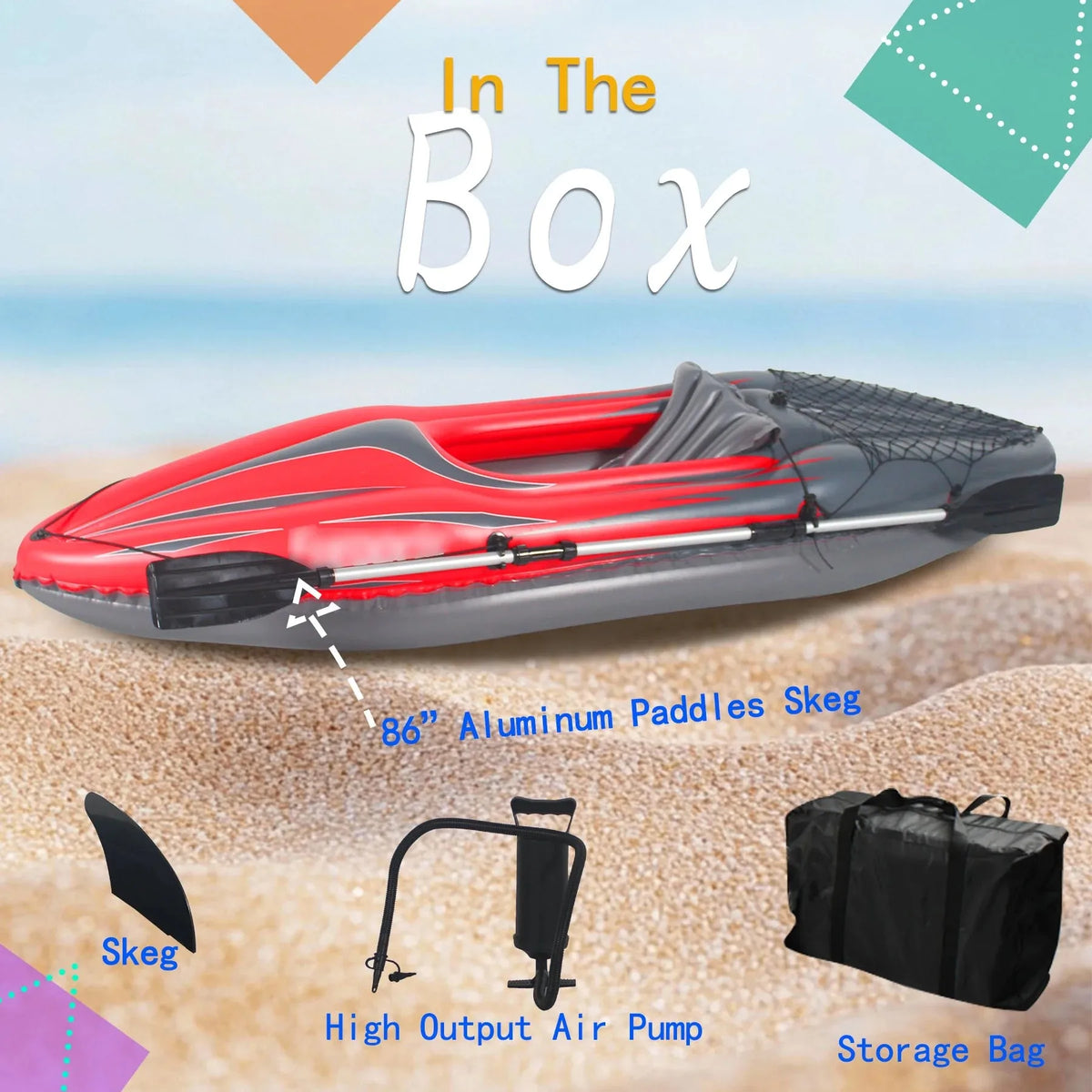 HHSJZWCY Inflatable Fishing Kayak With Pump And Paddles