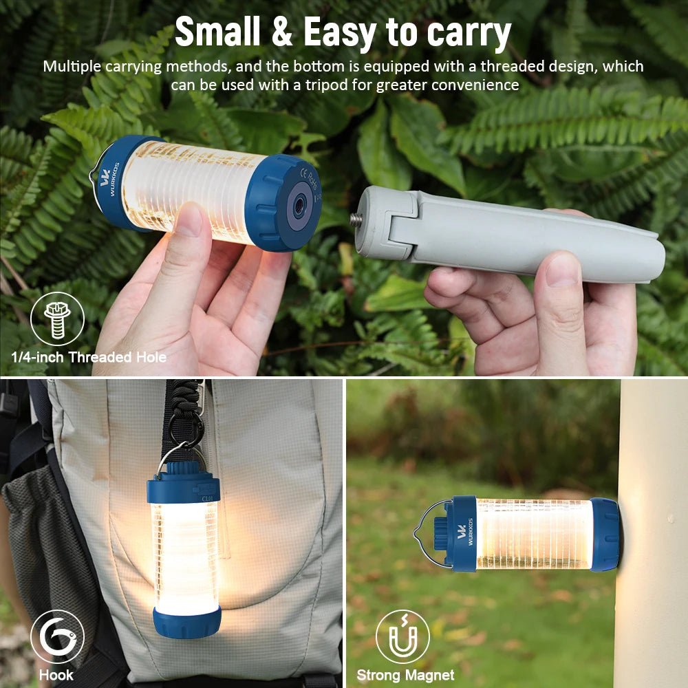 Wurkkos CL01 Rechargeable LED Flashlight With Integrated Power Bank