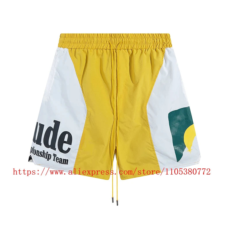 Men's Casual Elastic Waist Zip Pocket Summer Shorts