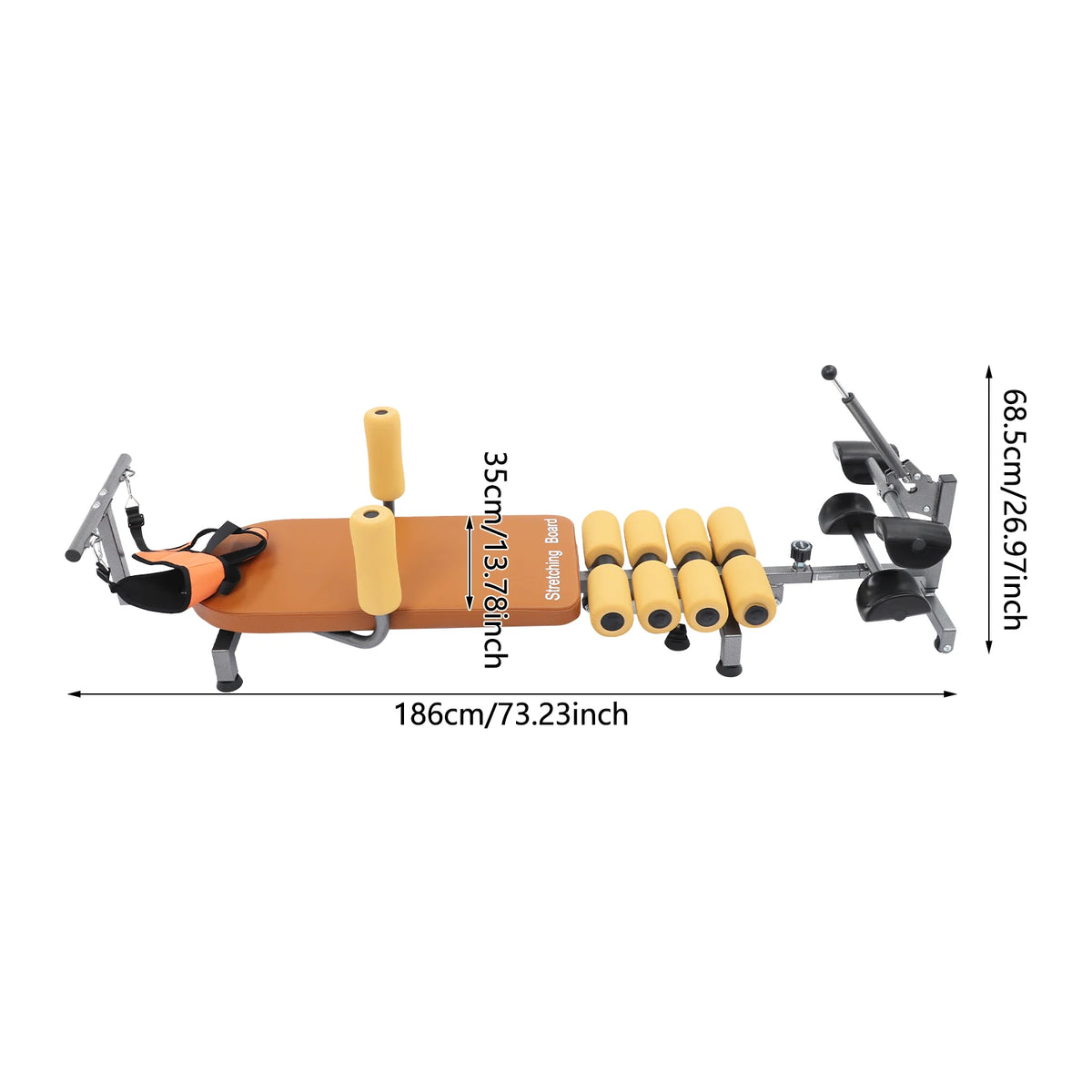 Electric Adjustable Stretching Bench With Remote Control For Back Relief