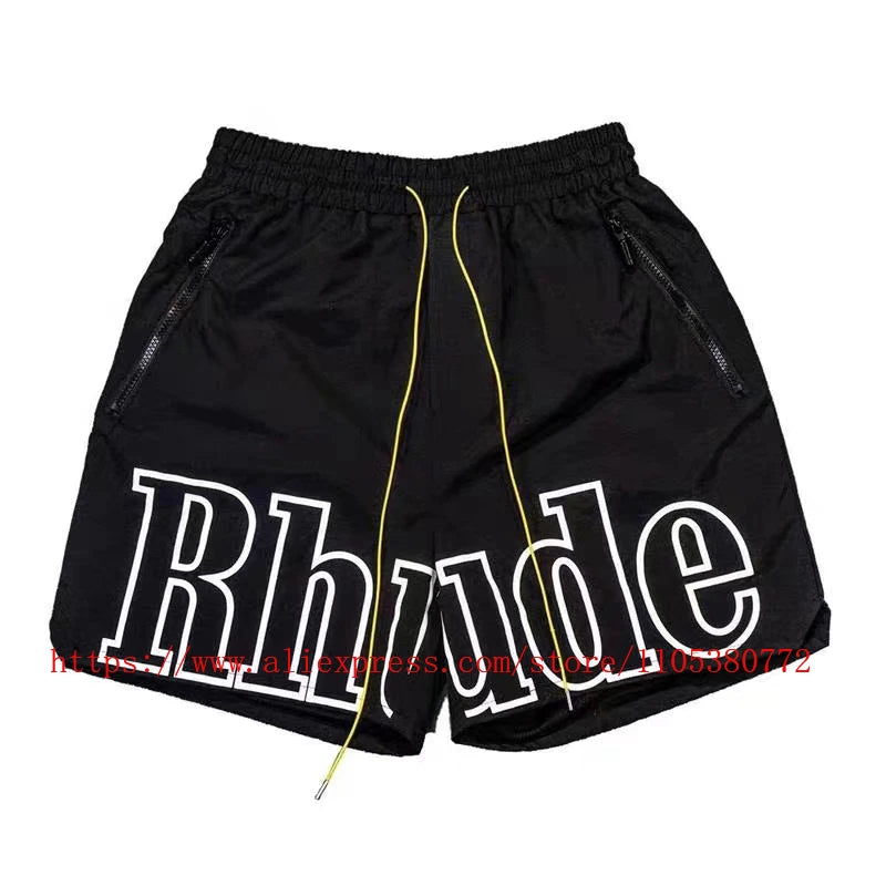 Men's Casual Elastic Waist Zip Pocket Summer Shorts