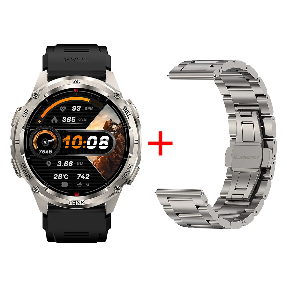 KOSPET Tank T3 Ultra 2 GPS Smartwatch With Amoled Display