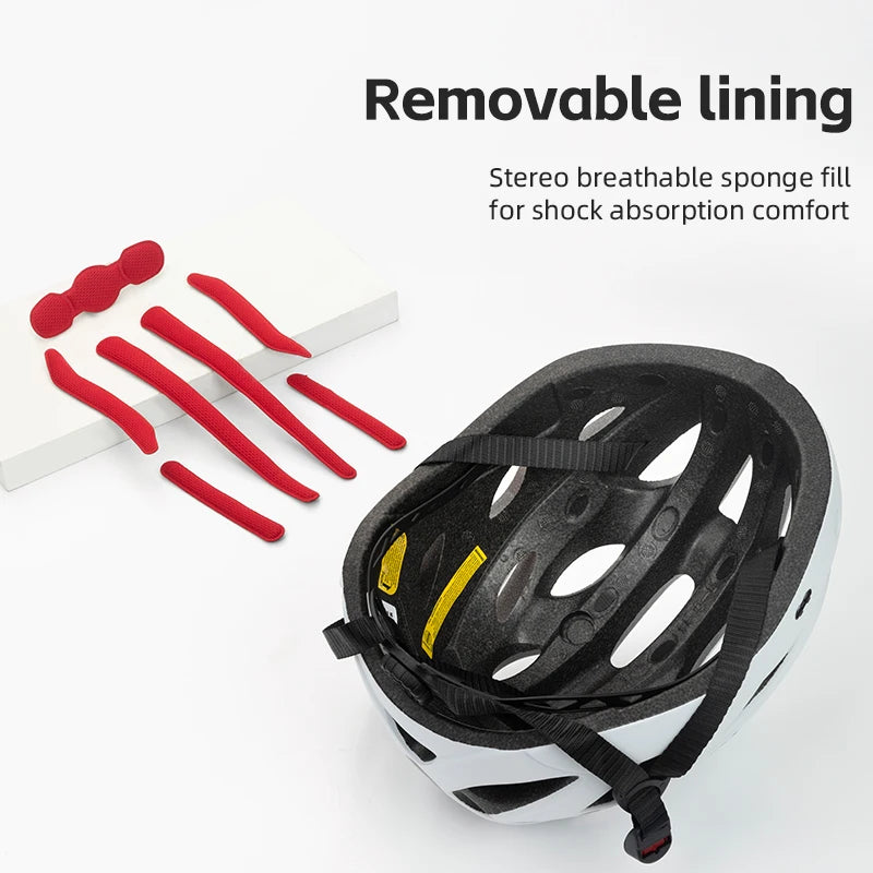 ROCKBROS Cycling Helmet Lightweight Protective Design With Goggles