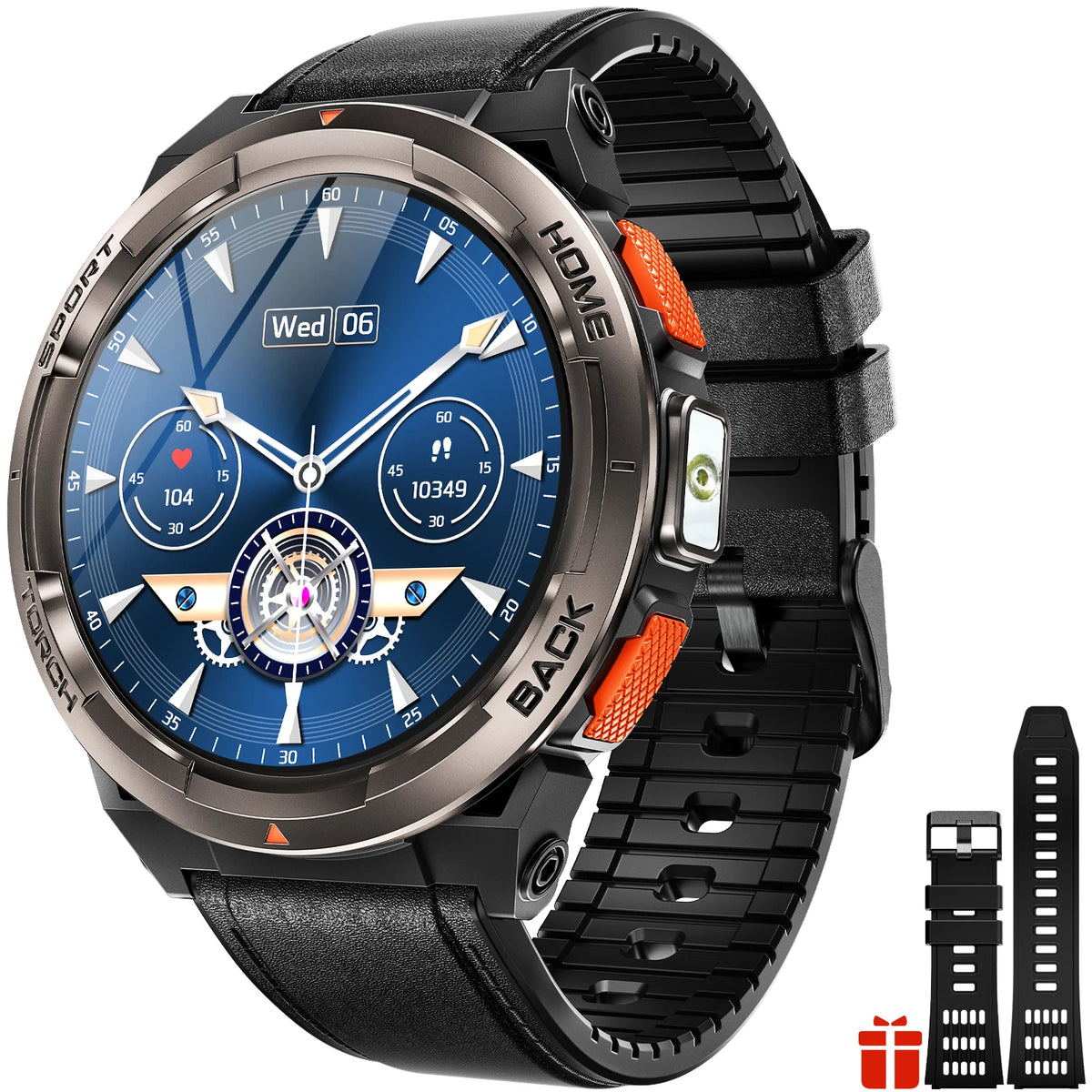 EIGIIS KE5 Sports Smart Watch With Compass Barometer And Flashlight