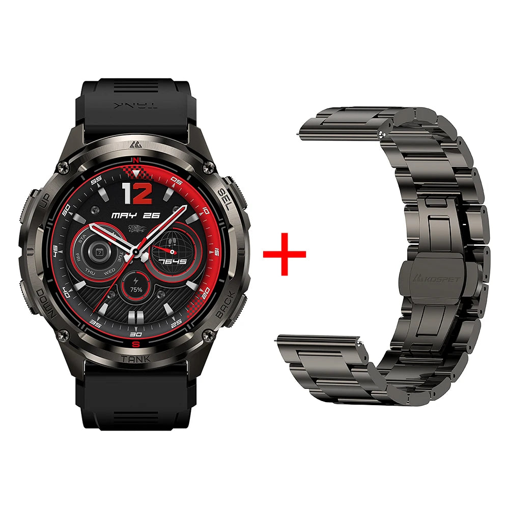 KOSPET Tank T3 Ultra 2 GPS Smartwatch With Amoled Display